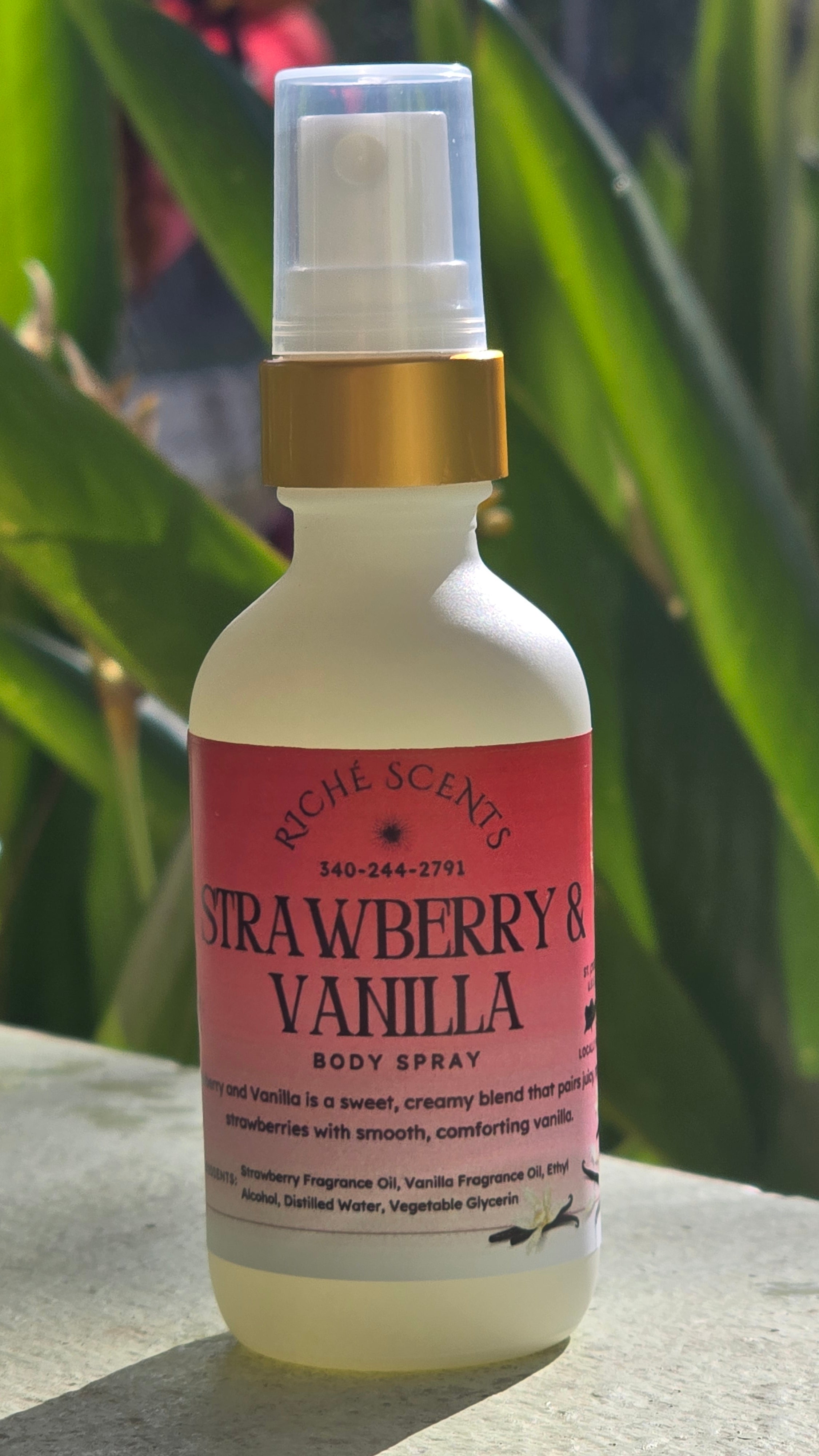Strawberry & Vanilla - Body Spray